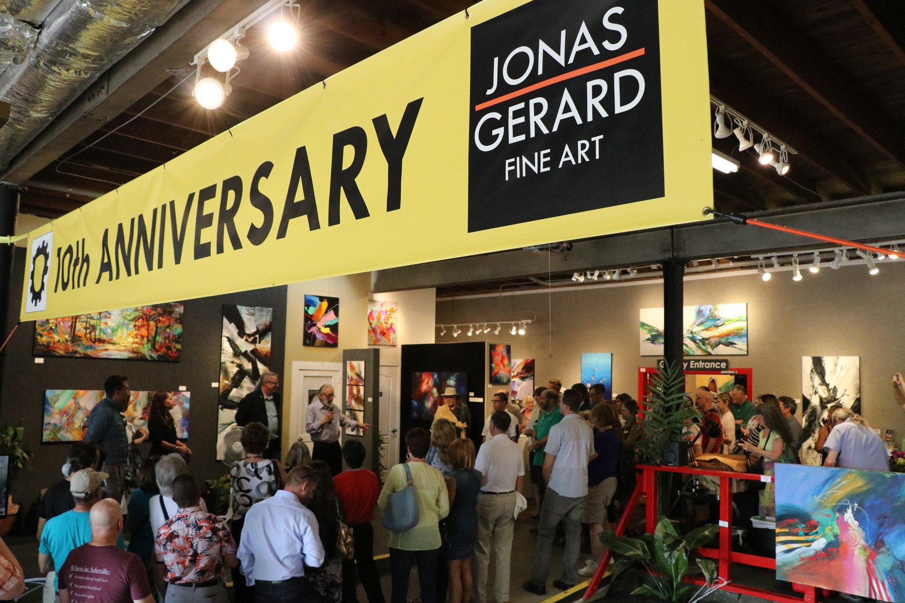 Jonas Gerard Fine Art celebrates 10 years in Asheville. 
